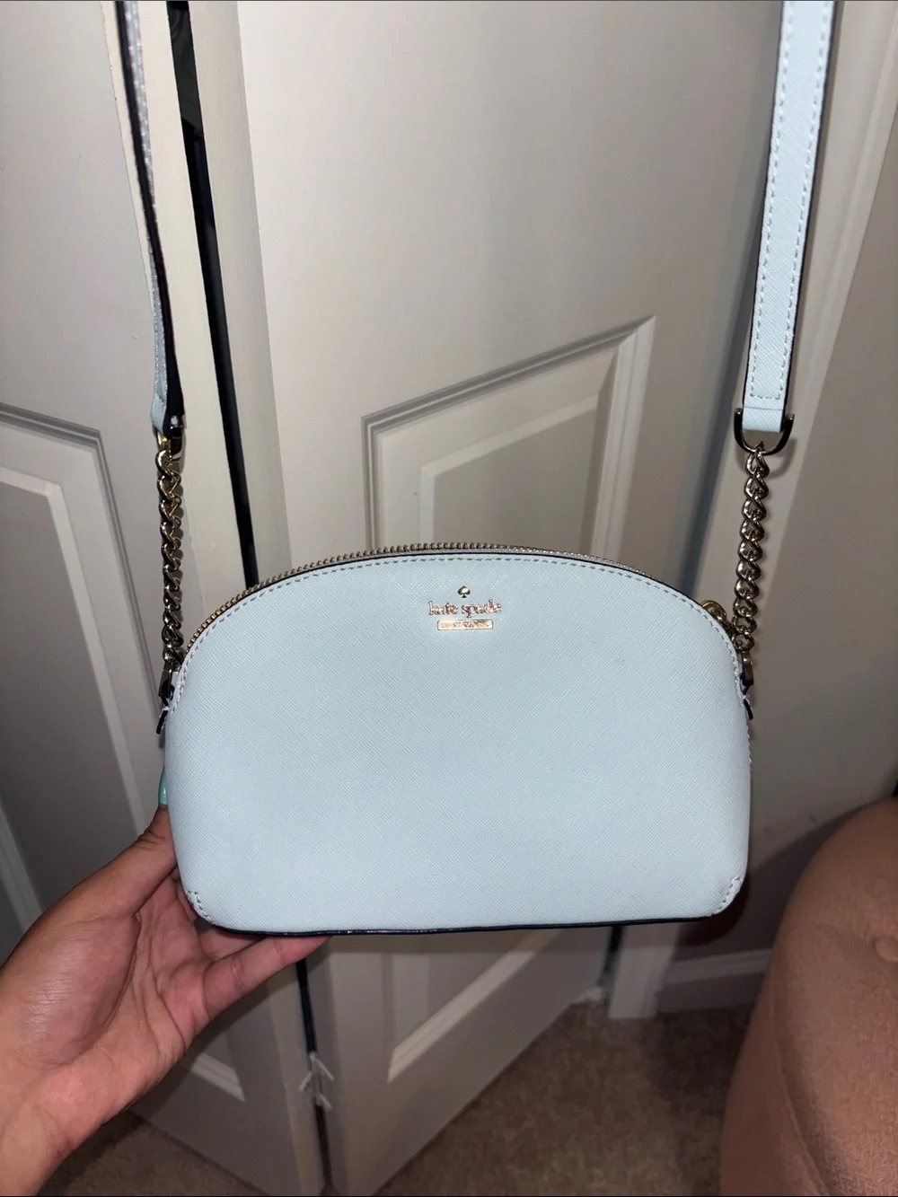kate spade pastel blue crossbody bag